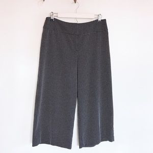 Alfani Culotte Wide Leg Ankle Cropped Dress Pants